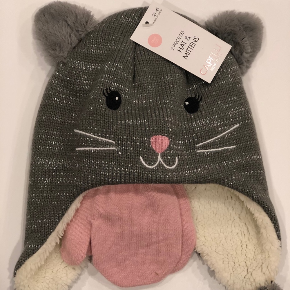 🦋Capelli New York Hat with gloves